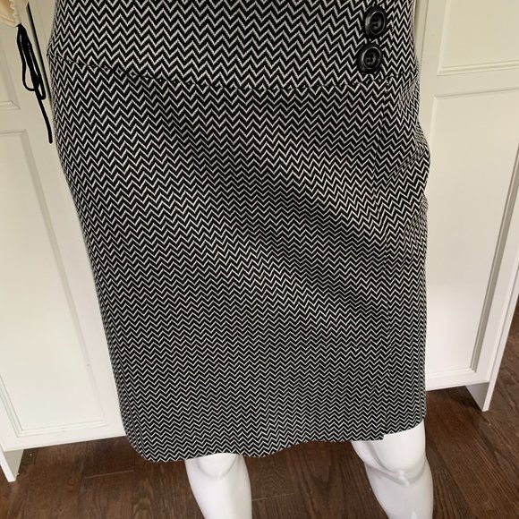 simply manakin s wrap around black & white skirt - Picture 5 of 6